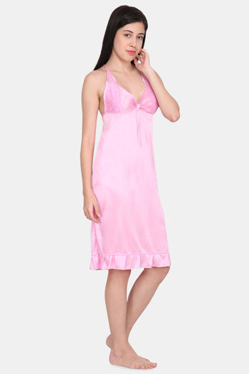 Baby pink night outlet dress